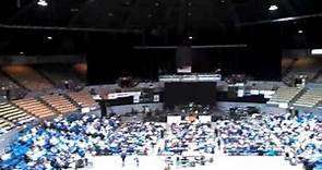 Panoramic view of the inside of the Nashville Municipal Auditorium