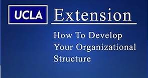 Business Organizational Structure