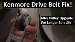 How to Diagnose and Replace a Broken Drive Belt on a Kenmore 80 Series Dryer.