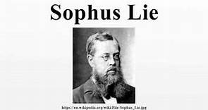 Sophus Lie