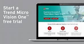 How to start a Trend Micro Vision One™ free trial