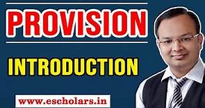 What is Provision | Introduction to Provision in Accounting | Meaning of Provision in Hindi