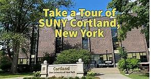 College Campus Tour: SUNY Cortland, State University of New York, upstate New York
