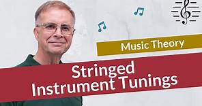How to Remember Which Notes Stringed Instruments Are Tuned to - Music Theory