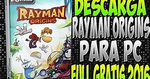 DESCARGAR RAYMAN ORIGINS PC FULL 100% ORIGINAL GRATIS WINDOWS 10/8/7/XP