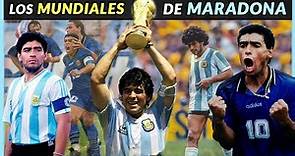 LOS 4 MUNDIALES DE MARADONA (1982-1994) 🇦🇷 Memorias de la Copa del Mundo