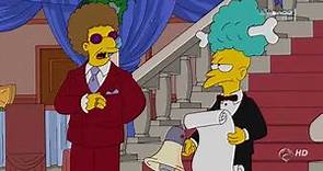 Los Simpson - Krusty el payaso y la novia de Disco Stu