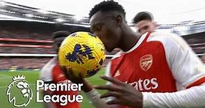 Eddie Nketiah completes first Arsenal hat-trick v. Sheffield United | Premier League | NBC Sports