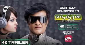 ENTHIRAN 4K Trailer | Digitally Remastered in 4K, Dolby Vision & Atmos | Streaming Now on Sun NXT