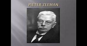 Story of Pieter zeeman