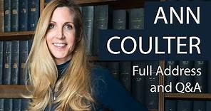 Ann Coulter | Full Address and Q&A | Oxford Union