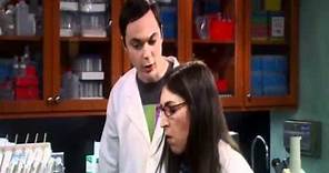 Sheldon and Amy in the laboratory- the big bang theory S5x16