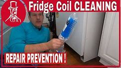 how to clean under refrigerator coils : prevent fridge from not cooling