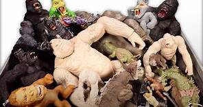 New Huge Box Rampage Movie Toys & King Kong Skull Island Toys Vs Jurassic World fallen Kingdom