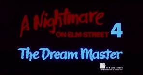 Nightmare on Elm Street 4 The Dream Master teaser trailer (1988)