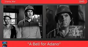 "A Bell For Adano" 1945 Gene Tierney, John Hodiak, William Bendix - Drama, War