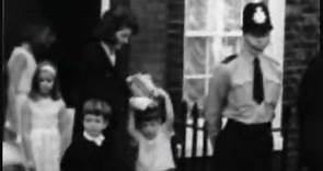 May 14, 1965 - Jacqueline Kennedy & Lee Radziwill with children in London