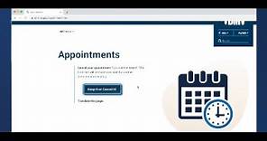 How to make an appointment for the DMV online
