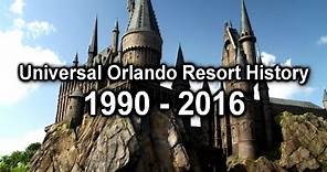 Universal Orlando Resort History 1990 - 2016