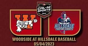 Woodside at Hillsdale Baseball 5.3.23