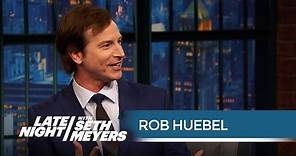 Rob Huebel on the Time Chevy Chase Slapped Him - Late Night with Seth Meyers