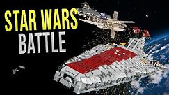 Star Wars CLONE REPUBLIC FLEET vs CIS ATTACK FLEET - Space Engineers Epic Battles