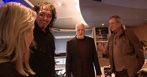 Tony Iommi (Black Sabbath), Ian Gillan, Jon Lord (Deep Purple) & Nicko McBrain In Studio