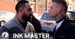 Kyle Dunbar Attacks Chris Nunez 👊 Top 5 Moment from Ink Master Season 4