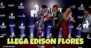 Edison Flores Llega a la Alfombra Roja de Los Luminy Awards 2