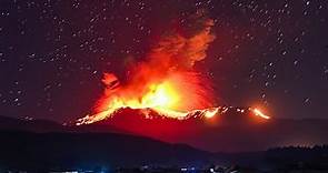 Timelapse / Explosive eruption of Shinmoedake volcano, Japan, on March 10, 2018. 新燃岳の爆発的噴火、火山弾飛距離２㎞