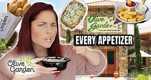 OLIVE GARDEN APPETIZERS RANKED! Which are the best?