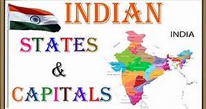 Indian States & Capitals || 29 States of India | Capital Cities of Indian States | General Knowledge