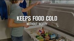 Maytag® Chest Freezer that’s Garage Ready in Freezer Mode