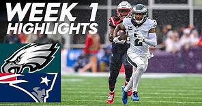 Eagles vs. Patriots | 2023 Week 1 Highlights