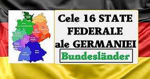 Invata Germana | Cele 16 STATE FEDERALE ale Germaniei - Deutsche Bundesländer