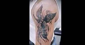 The significance of tattoo Archangel Michael - original versions of ready made tattoo drawings on th