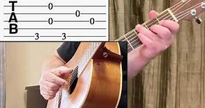 How To Play "Clay Pigeons" Guitar Lesson w/ Tab! Blaze Foley Series Part 1