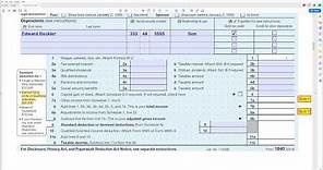 How to fill out IRS form 1040 for 2019. Free software. See link below.