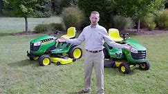 John Deere 100 Series Lawn Mower Model Updates for 2018