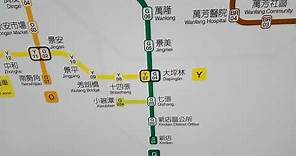 20191026 台北捷運環狀線更新路線圖