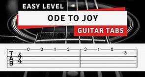 Learn Ode to Joy | Guitar Tabs (Easy Tutorial)