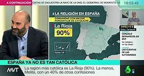 El mapa de la religión en España: la región más católica VS. la autonomía más atea