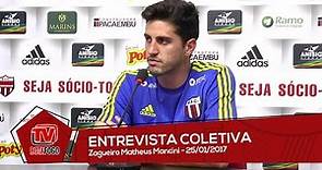 ENTREVISTA COLETIVA - Zagueiro Matheus Mancini - 25/01/2017