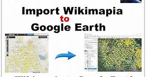 Import Wikimapia to Google Earth