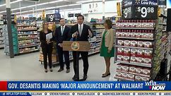 WFLA NOW: DeSantis announcement from Walmart