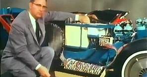 Harley Earl Firebird III Movie / showing first ever on-board computers in cars