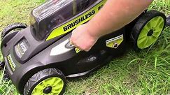 Review: RYOBI 20 Inch 40v Battery Powered Electric Lawn Mower RY401012 RY401012VNM Overview and Test