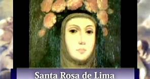 *Biografía de Santa Rosa de Lima* El Papa Inocencio IX dijo de esta santa un elogio admirable: