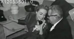 Joan Crawford and Alfred Steele Footage (May 13, 1955)