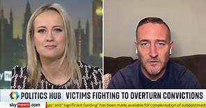 Actor, Will Mellor spoke to Sophy Ridge about the moment he met a victim of the Post Office scandal he went on to portray in a new television drama